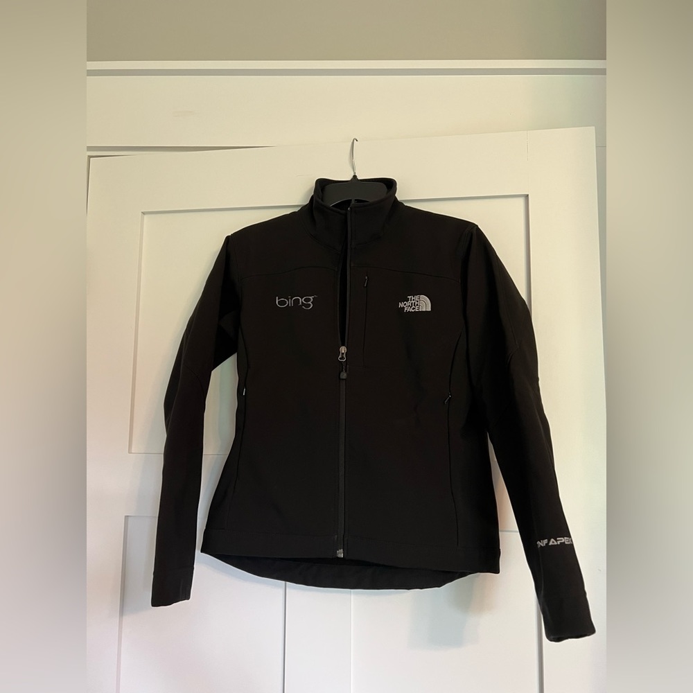 North face jacket with Bing logo